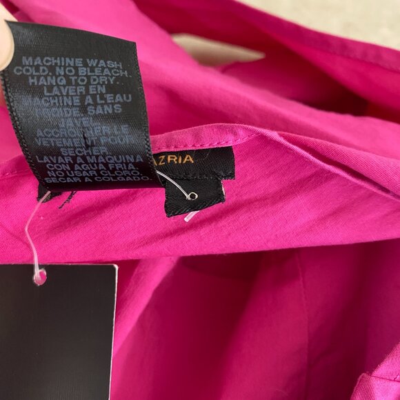 BCBGMaxAzria Magenta Pink Wrap Tie Halter Top Womens 0 - Picture 5 of 5